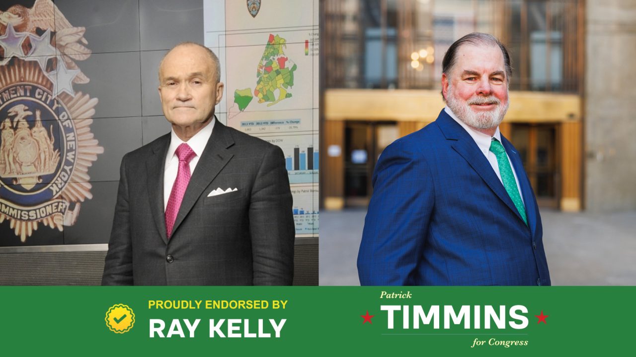 Fmr. NYPD Commissioner Ray Kelly Endorses Patrick Timmins